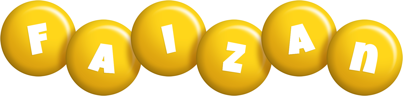 Faizan candy-yellow logo