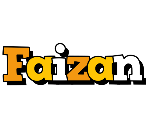 Faizan cartoon logo