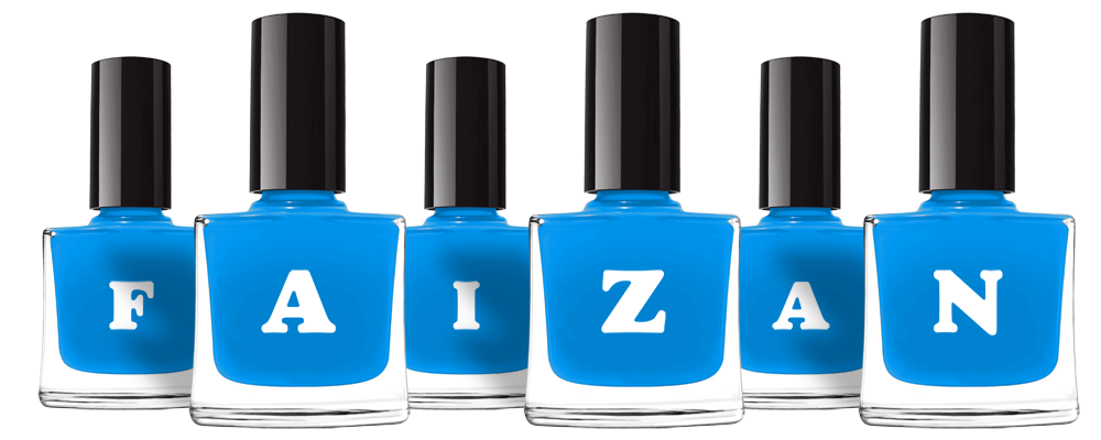 Faizan glossy logo