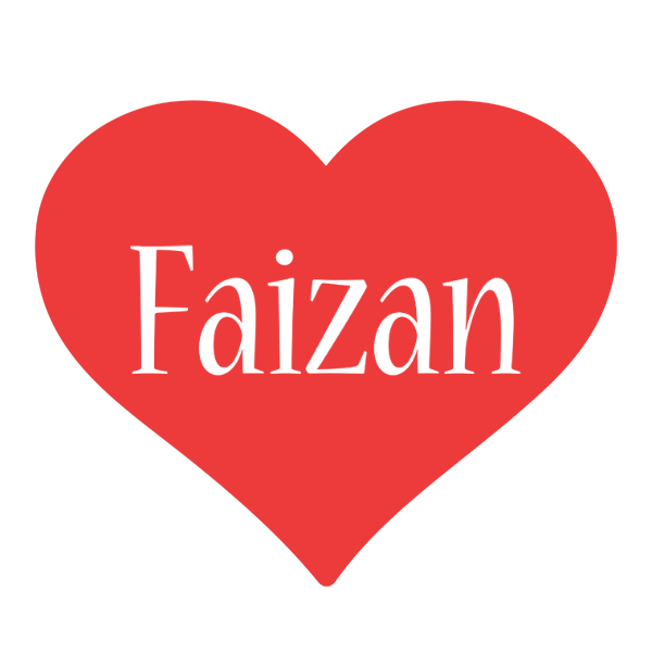 Faizan love logo