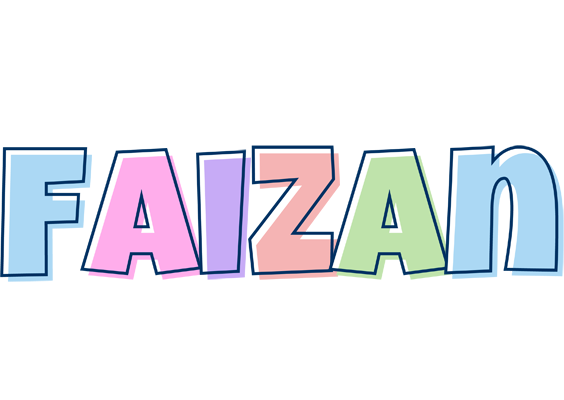 Faizan pastel logo