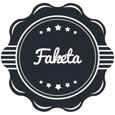 Faketa badge logo