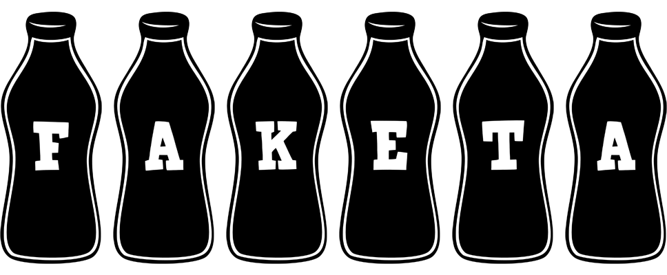 Faketa bottle logo