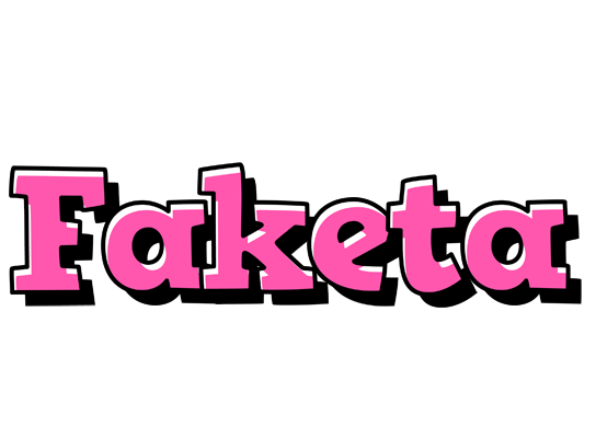 Faketa girlish logo