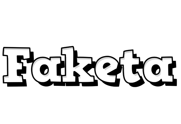 Faketa snowing logo