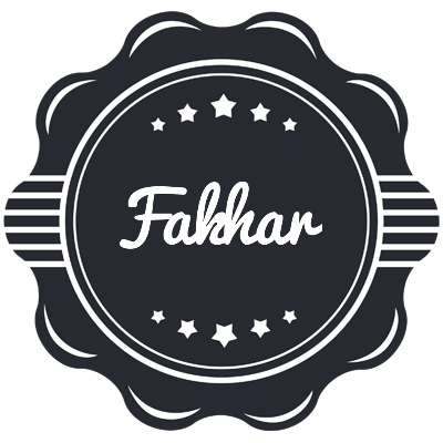 Fakhar badge logo