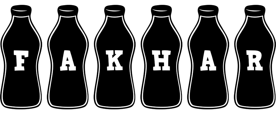 Fakhar bottle logo