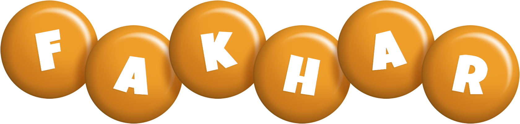 Fakhar candy-orange logo