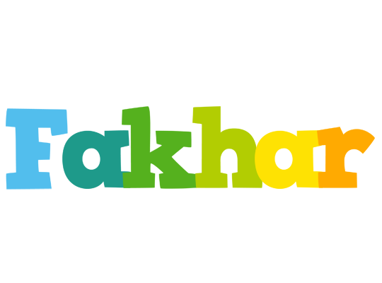 Fakhar rainbows logo