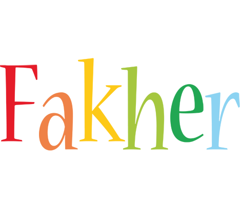 Fakher birthday logo