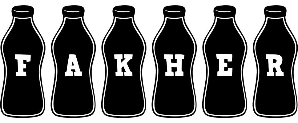 Fakher bottle logo