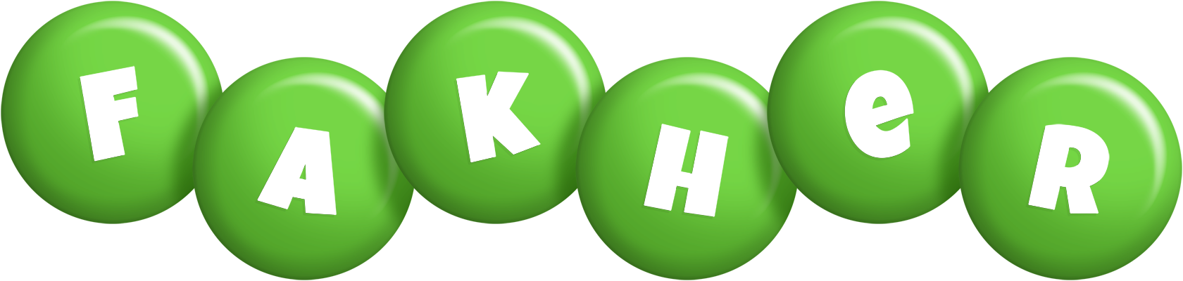 Fakher candy-green logo