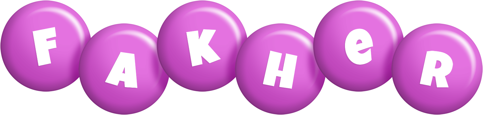 Fakher candy-purple logo