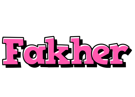 Fakher girlish logo