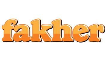 Fakher orange logo