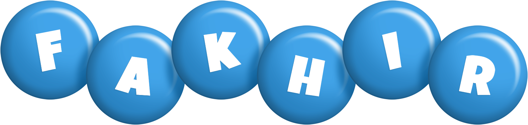 Fakhir candy-blue logo