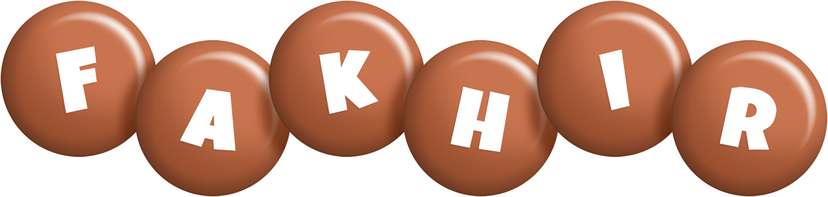 Fakhir candy-brown logo