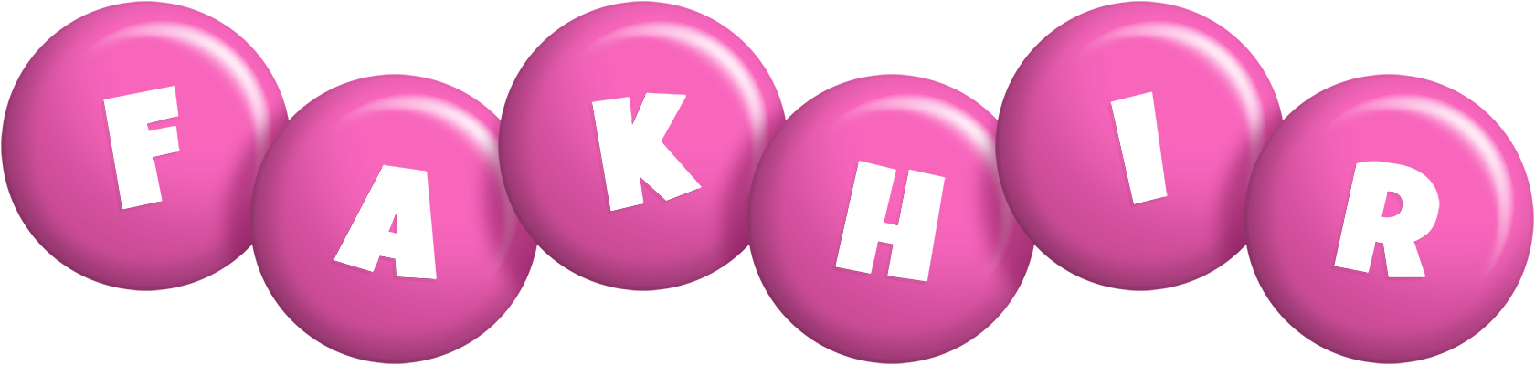 Fakhir candy-pink logo