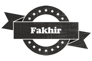 Fakhir grunge logo