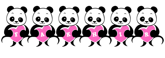 Fakhir love-panda logo