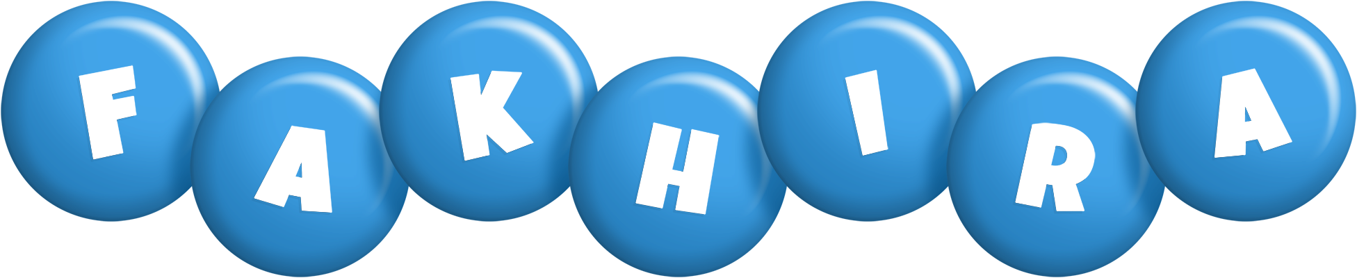 Fakhira candy-blue logo
