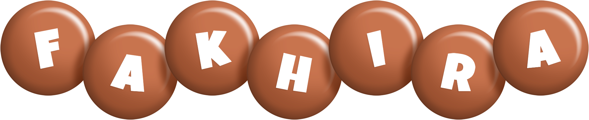 Fakhira candy-brown logo