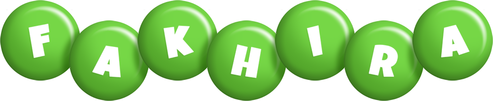Fakhira candy-green logo