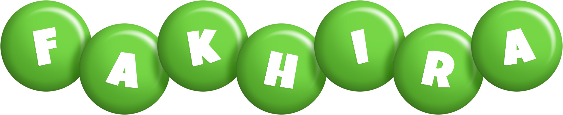 Fakhira candy-green logo