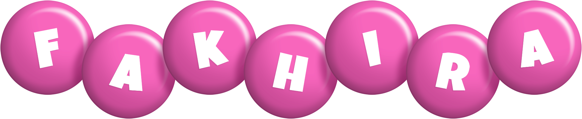 Fakhira candy-pink logo