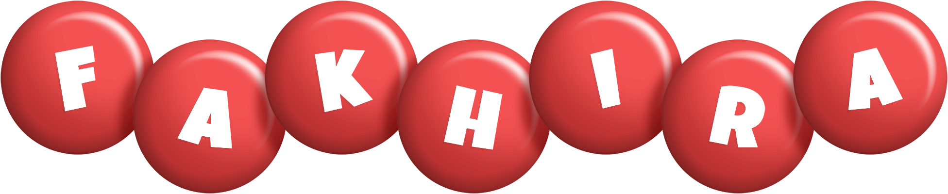 Fakhira candy-red logo