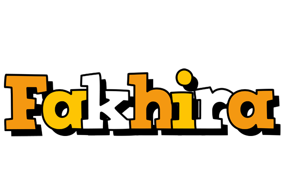 Fakhira cartoon logo