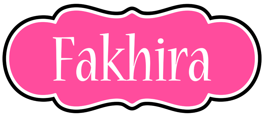 Fakhira invitation logo