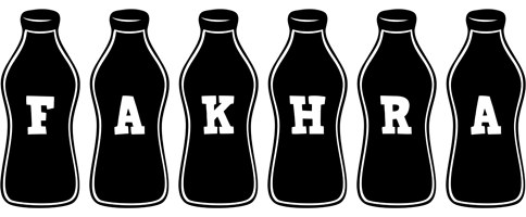 Fakhra bottle logo