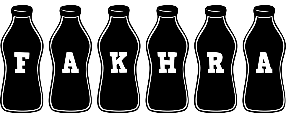 Fakhra bottle logo
