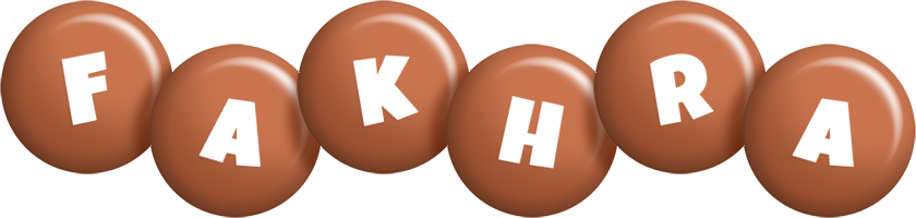 Fakhra candy-brown logo