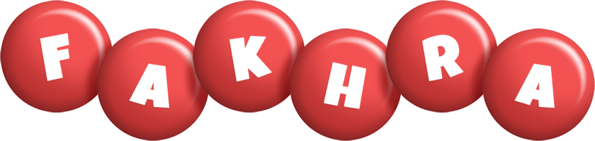 Fakhra candy-red logo