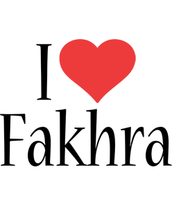 Fakhra i-love logo