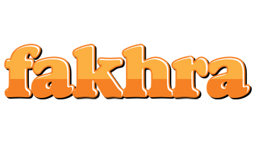 Fakhra orange logo