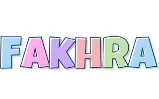Fakhra pastel logo