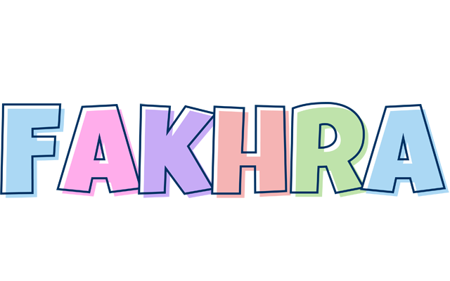 Fakhra pastel logo