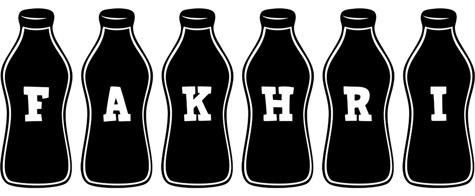 Fakhri bottle logo
