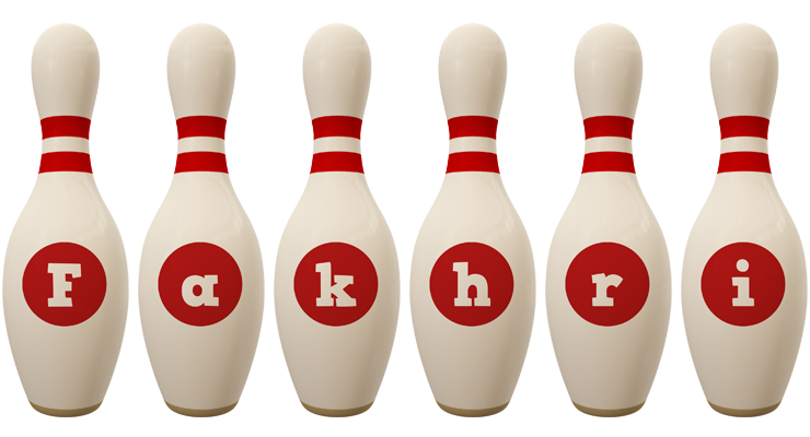 Fakhri bowling-pin logo