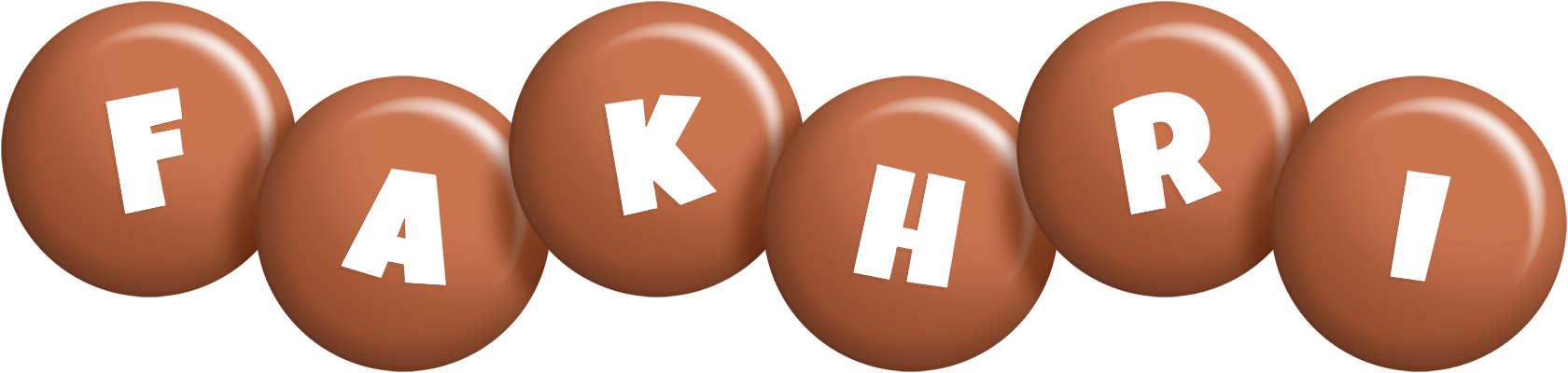 Fakhri candy-brown logo
