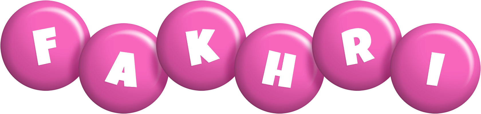 Fakhri candy-pink logo