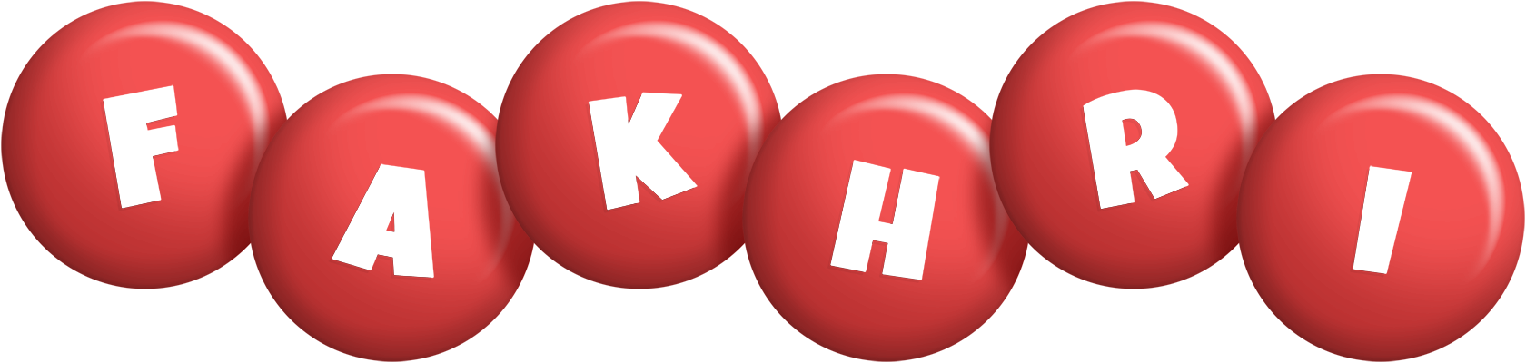 Fakhri candy-red logo
