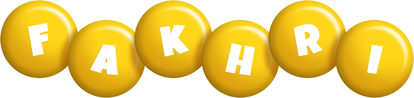 Fakhri candy-yellow logo