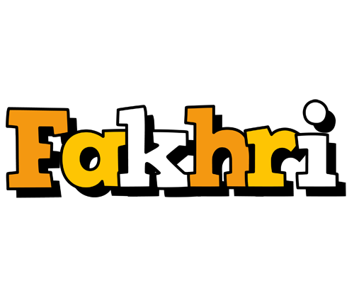 Fakhri cartoon logo
