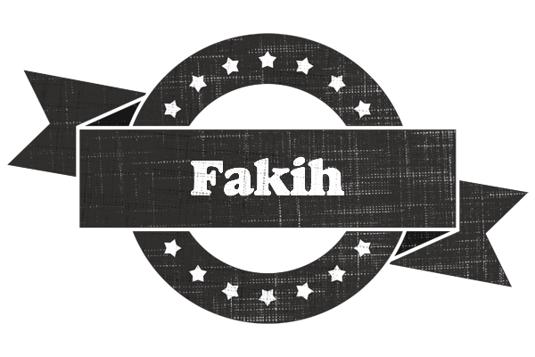 Fakih grunge logo