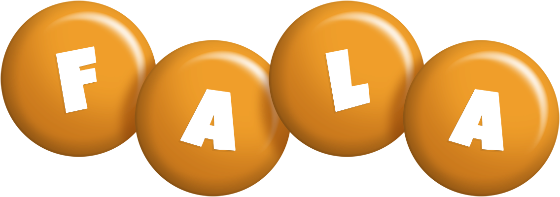 Fala candy-orange logo