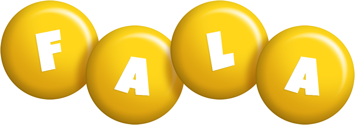 Fala candy-yellow logo